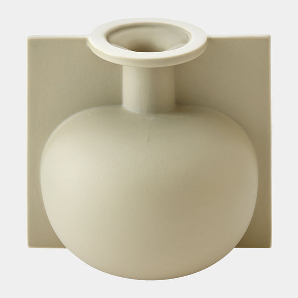 Brim Vase in Rainwashed, squat size, product view