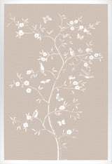 Chinoiserie Blossom Branch No. 3, art print (glass framed), full view