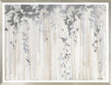 Silver Foliage Cascade, art print, full view