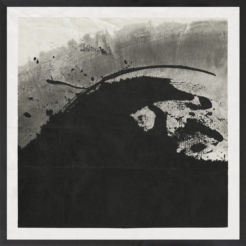 Sumukhwa Detail II, art print (glass framed), full view