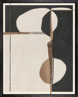 Balanced Forms Collage, art print (glass framed), full view