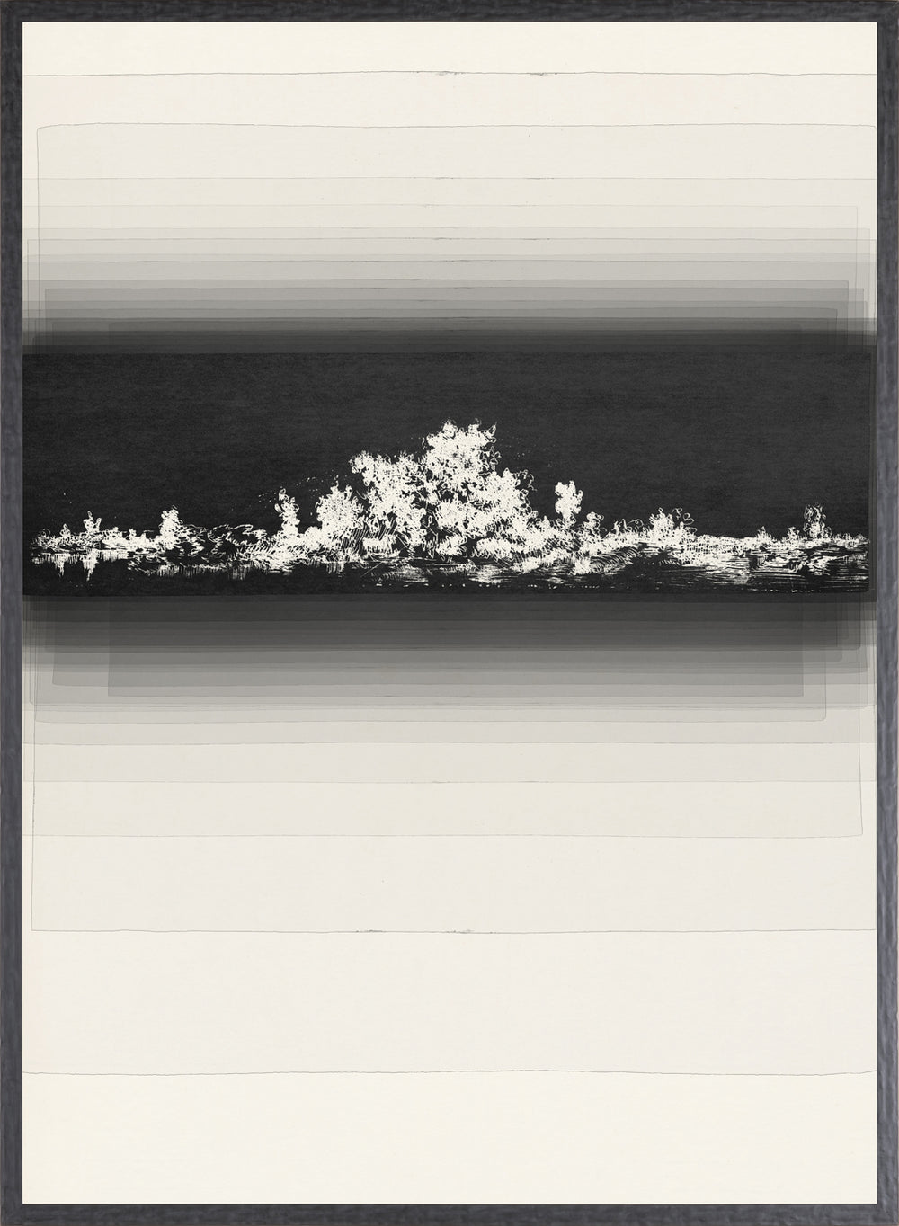 Evanescent I, art print (glass framed), full view
