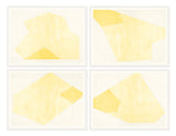 Folded Light Quartet, art print (glass framed), full view