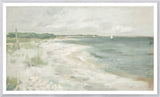 Quiet Shoreline Curve, art print, full view