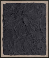 Charcoal Impasto Study, art print (framed canvas), full view