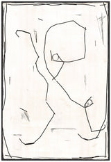 Wandering Line Figures, art print, full view