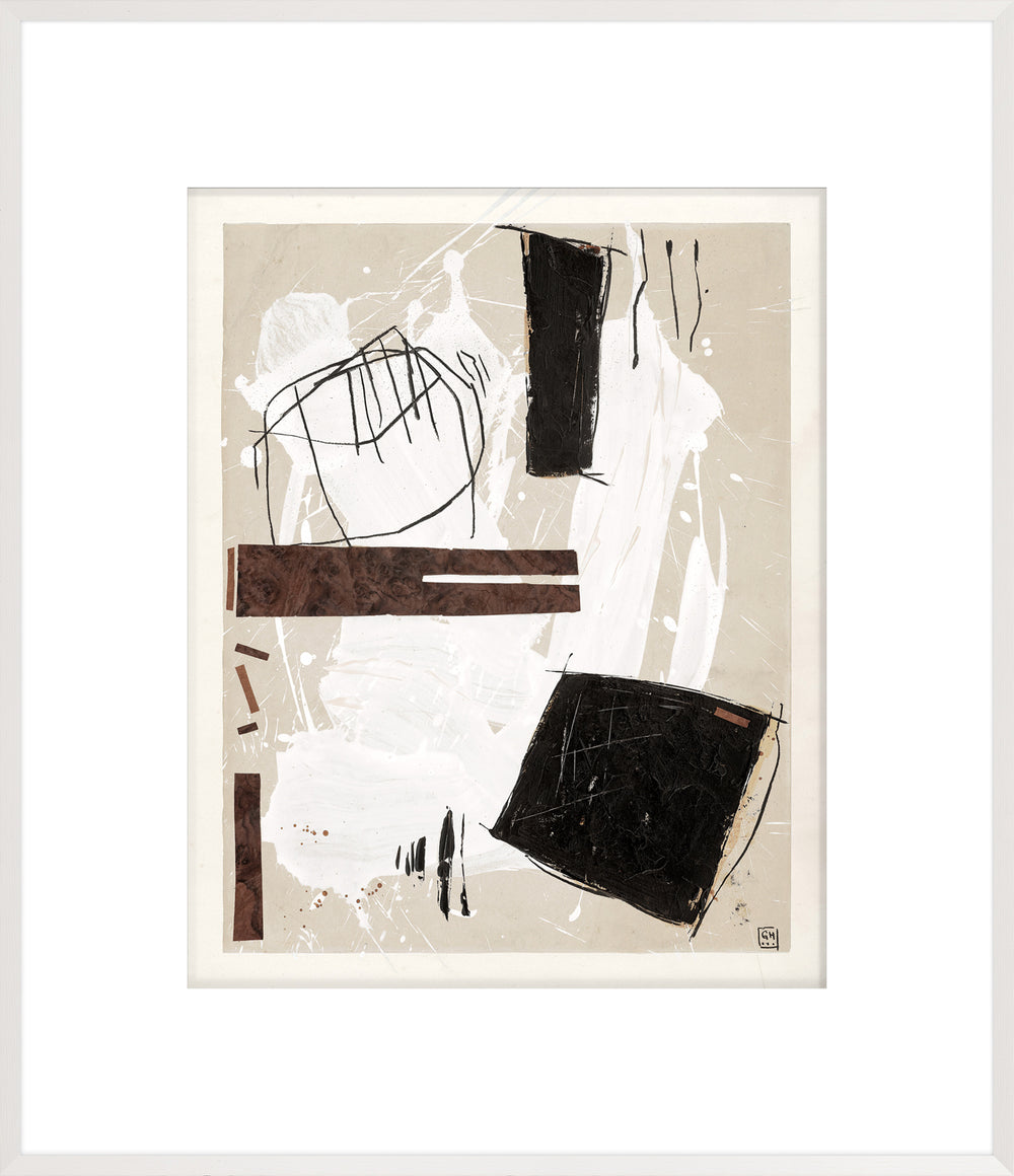 Magnetics I, art print (glass framed), full view
