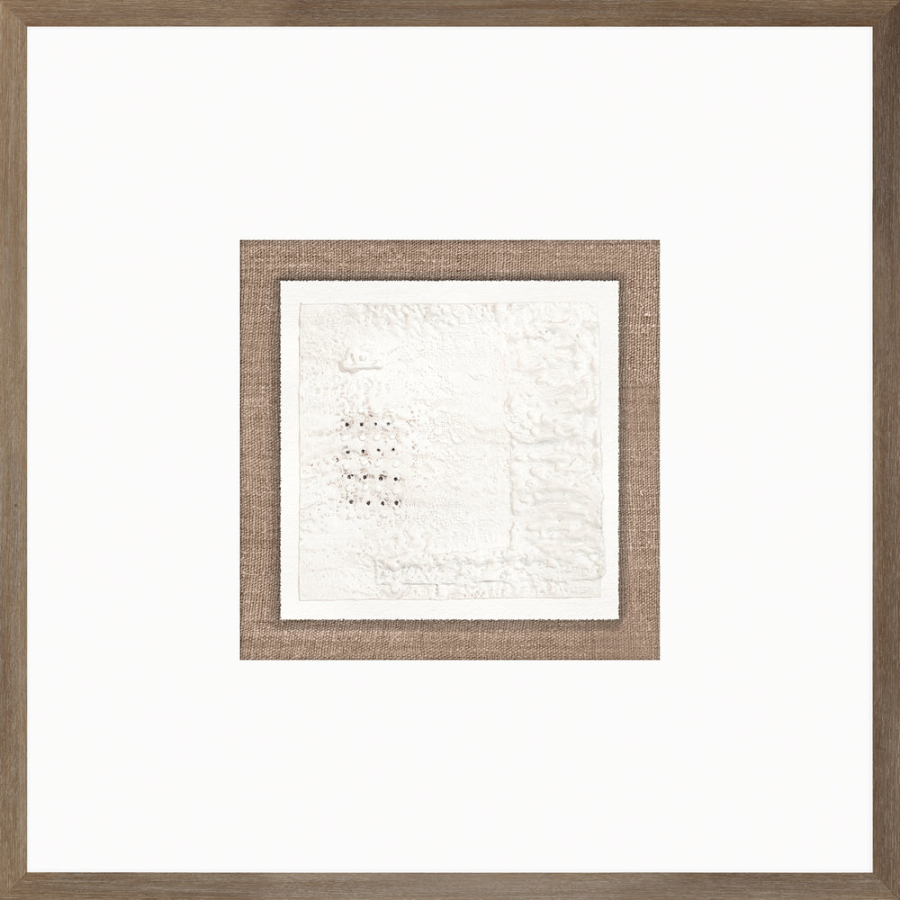 Textured Plaster Fragment, art print, full view