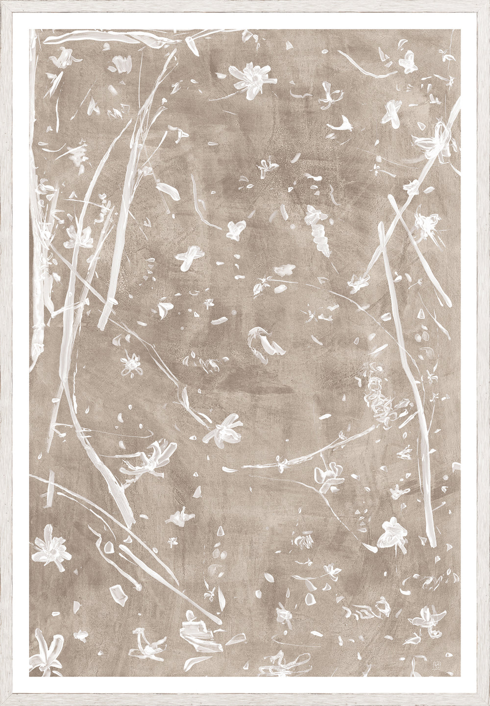Sepia Wildflower Scatter