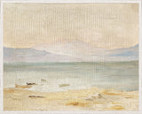 Quiet Shoreline Haze, art print, full view