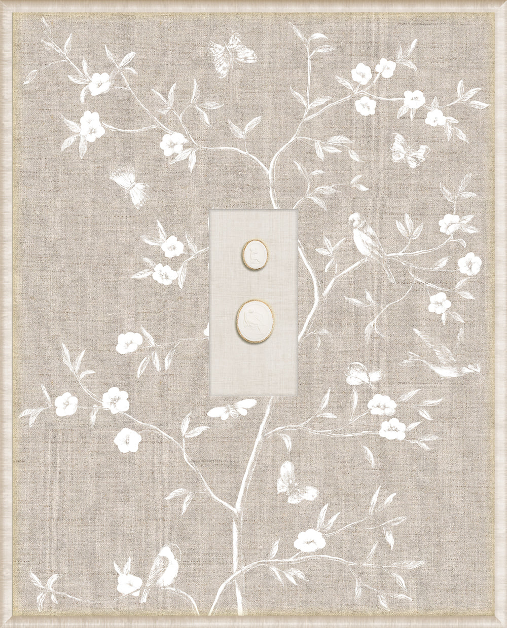 Linen Chinoiserie Branches