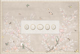 Cameos Among Blossoms, art print (glass framed), full view