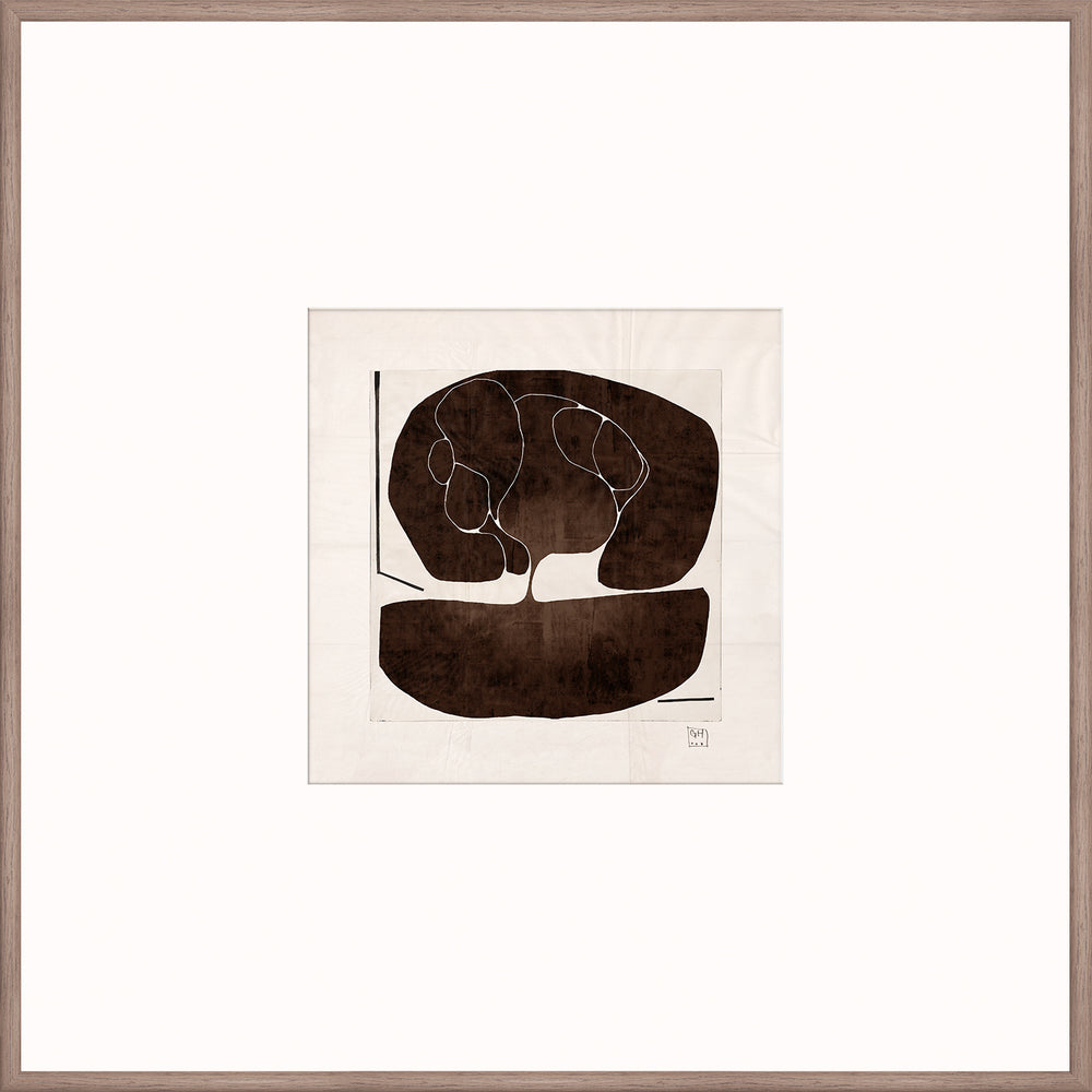 Sepia Biomorphic Form
