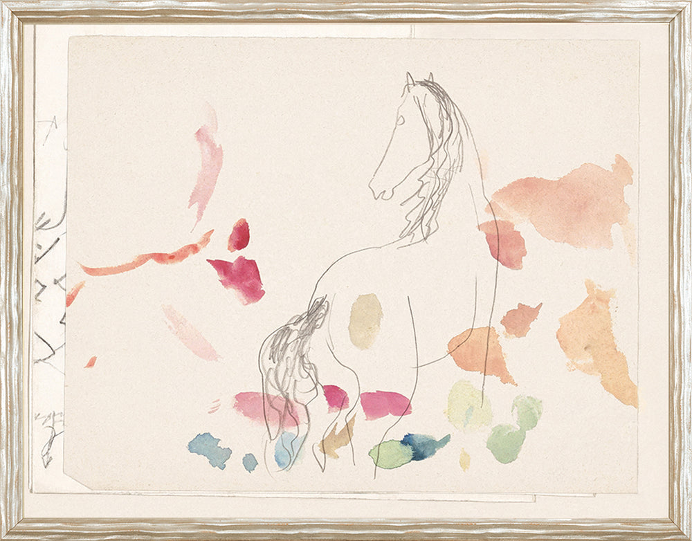 Horse Graphite Study C. 1910