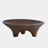 Opus Triple Leg Bowl in Bronze, close-up detail