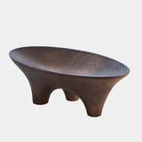 Opus Triple Leg Bowl in Bronze, close-up detail