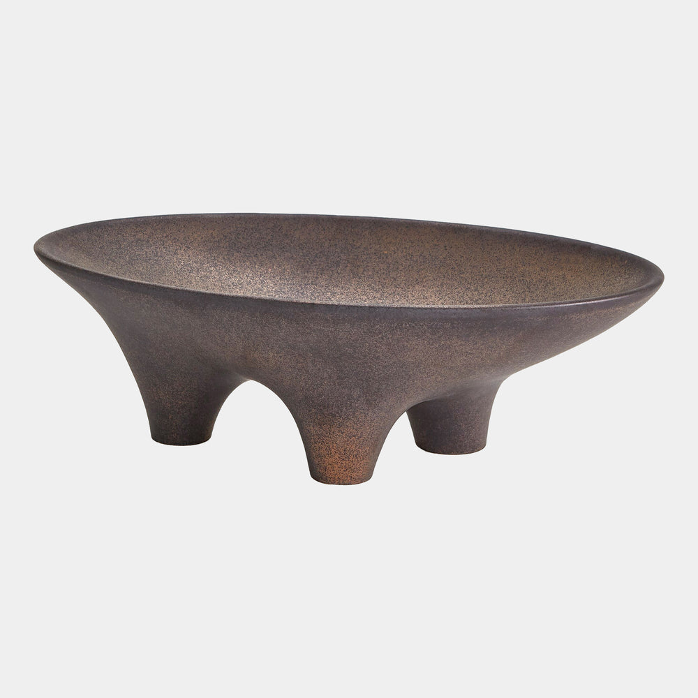 Opus Triple Leg Bowl in Bronze, product view