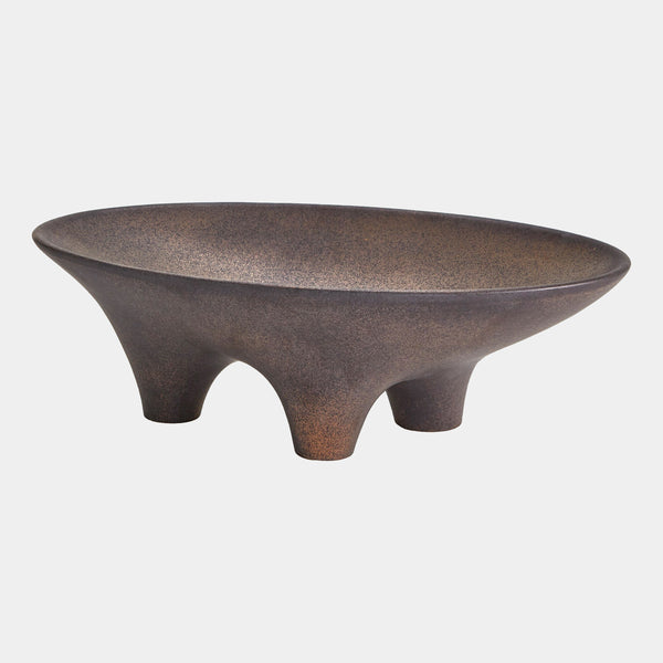 Opus Triple Leg Bowl in Bronze, product view