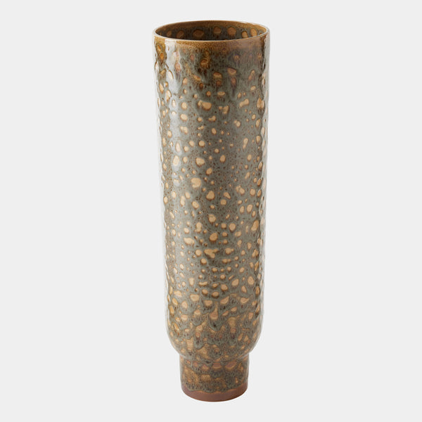 Allium Tall Vase in Grey Splotch, product view