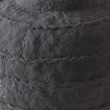 Horizon Vase in Black, texture close-up