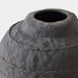 Horizon Vase in Black, top view