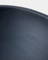 Florentina Footed Bowl in Black, corner detail