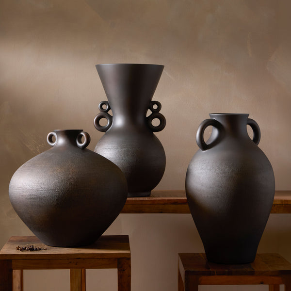 Ovid Bottle in Oxide, styled in a room