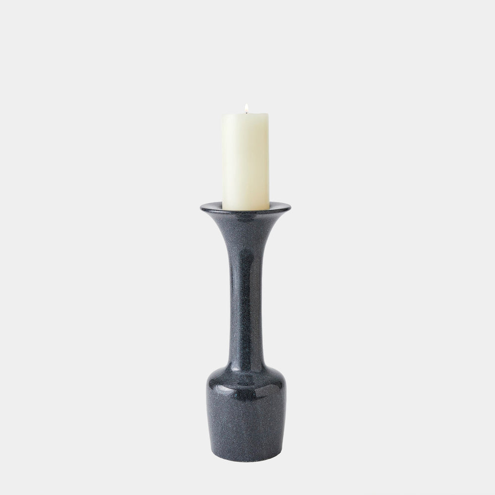 Calyx Candle Holder in Black, product view