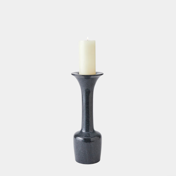 Calyx Candle Holder in Black, product view