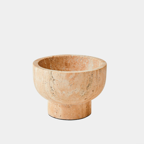 Priory Bowl in Travertine, product view