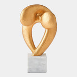 Align Sculpture in Gold Leaf, product view