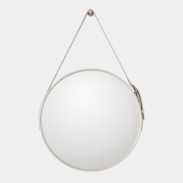 Saddle Mirror in Silver, product view