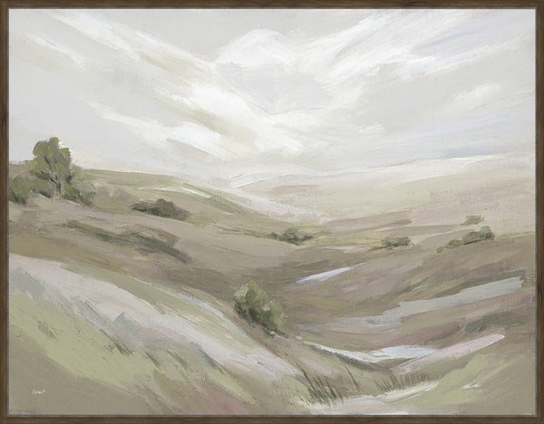 Greenfold Valley, framed canvas art, full view