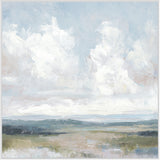 Open Horizon, hand-painted canvas art, full view