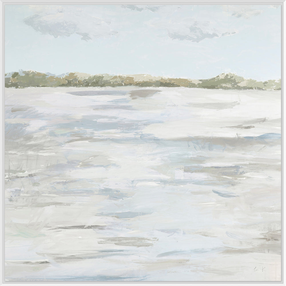 Still Horizon, framed canvas art, full view