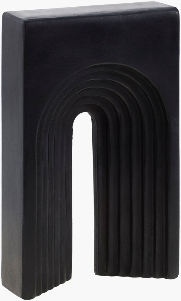 Trajan Decorative Sculpture AAJ-003 in Black, front view