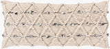 Anders Lumbar Pillow ADR-009 in Taupe, front view