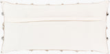 Anders Lumbar Pillow ADR-009 in Taupe, back view