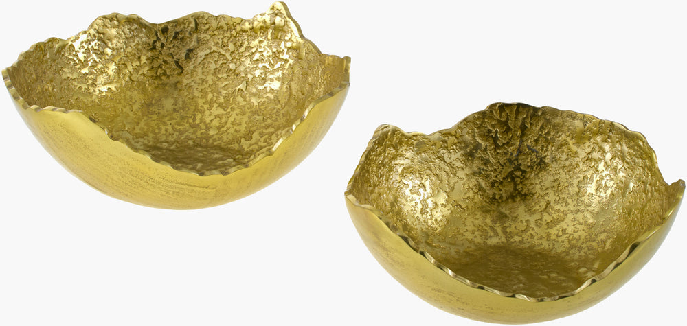 Anhui Decorative Bowl AHU-004 in Brass, front view