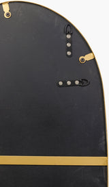 Aamnah Accent Mirror AMH-001 in Gold, hanging hardware