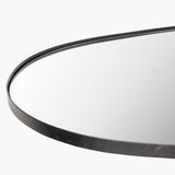 Aamnah Accent Mirror AMH-002 in Black, corner detail