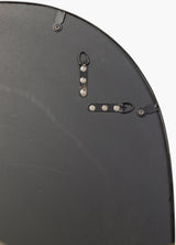 Aamnah Accent Mirror AMH-002 in Black, hanging hardware