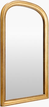 Nalanda Mantel Mirror ANAN-002 in Gold, side profile