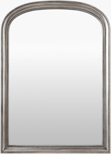 Nalanda Mantel Mirror ANAN-004 in Silver, front view