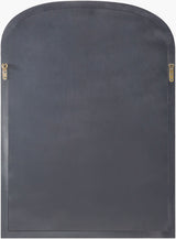 Nalanda Mantel Mirror ANAN-004 in Silver, back view