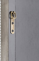 Nalanda Mantel Mirror ANAN-004 in Silver, hanging hardware