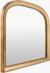 Nalanda Mantel Mirror ANAN-005 in Gold, side profile