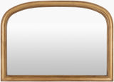 Nalanda Mantel Mirror ANAN-005 in Gold, front view