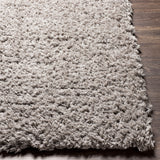 Angora Machine Woven Rug — Medium Gray