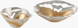 Ambrosia Decorative Bowl AOA-003 in Gold, front view